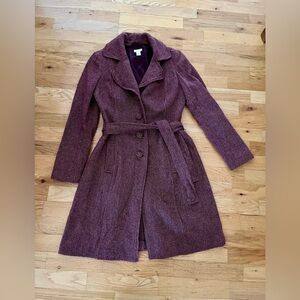 Halogen Purple Pea Coat